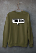 Load image into Gallery viewer, Tintin Unisex Sweatshirt for Men/Women-Olive Green-Ektarfa.online