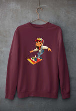 Load image into Gallery viewer, Subway Surfers Unisex Sweatshirt for Men/Women-Maroon-Ektarfa.online