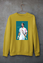 Load image into Gallery viewer, Novak Djokovic Tennis Unisex Sweatshirt for Men/Women-Mustard Yellow-Ektarfa.online