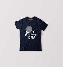 Load image into Gallery viewer, Table Tennis (TT) DNA Kids T-Shirt for Boy/Girl-Navy Blue-Ektarfa.online