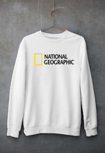 Load image into Gallery viewer, National geographic Unisex Sweatshirt for Men/Women-White-Ektarfa.online