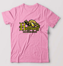 Load image into Gallery viewer, Hufflepuff Harry Potter T-Shirt for Men-Light Baby Pink-Ektarfa.online