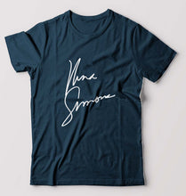 Load image into Gallery viewer, Nina Simone T-Shirt for Men-Petrol Blue-Ektarfa.online