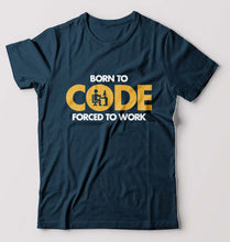 Load image into Gallery viewer, Coder Geek T-Shirt for Men-Petrol Blue-Ektarfa.online