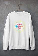 Load image into Gallery viewer, Dog Positive Vibes Unisex Sweatshirt for Men/Women-White-Ektarfa.online