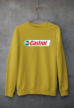 Load image into Gallery viewer, Castrol Unisex Sweatshirt for Men/Women-Mustard Yellow-Ektarfa.online