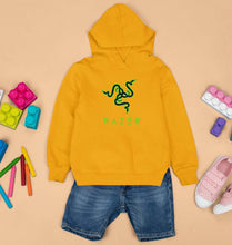 Load image into Gallery viewer, Razer Kids Hoodie for Boy/Girl-Mustard Yellow-Ektarfa.online