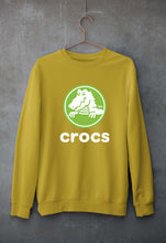 Load image into Gallery viewer, Crocs Unisex Sweatshirt for Men/Women-Mustard Yellow-Ektarfa.online