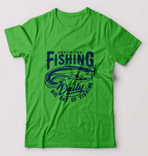 Load image into Gallery viewer, Fishing T-Shirt for Men-flag green-Ektarfa.online