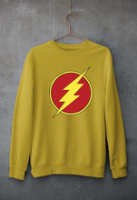 Load image into Gallery viewer, Flash Superhero Unisex Sweatshirt for Men/Women-Mustard Yellow-Ektarfa.online