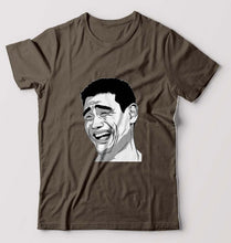 Load image into Gallery viewer, Yao Ming Face(Bitch Please) T-Shirt for Men-Olive Green-Ektarfa.online