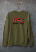 Load image into Gallery viewer, UFC Unisex Sweatshirt for Men/Women-Olive Green-Ektarfa.online