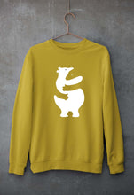 Load image into Gallery viewer, Hippo Dolphin Hug Unisex Sweatshirt for Men/Women-Mustard Yellow-Ektarfa.online