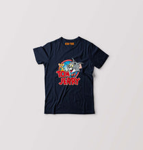Load image into Gallery viewer, Tom & Jerry Kids T-Shirt for Boy/Girl-Navy Blue-Ektarfa.online