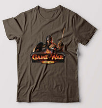Load image into Gallery viewer, Game of War T-Shirt for Men-Olive Green-Ektarfa.online