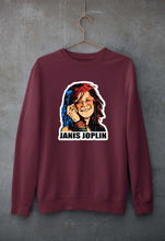 Load image into Gallery viewer, Janis Joplin Unisex Sweatshirt for Men/Women-Maroon-Ektarfa.online