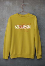 Load image into Gallery viewer, Secularism Unisex Sweatshirt for Men/Women-Mustard Yellow-Ektarfa.online
