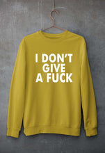 Load image into Gallery viewer, Fuck Unisex Sweatshirt for Men/Women-Mustard Yellow-Ektarfa.online