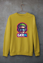 Load image into Gallery viewer, Geek Unisex Sweatshirt for Men/Women-Mustard Yellow-Ektarfa.online