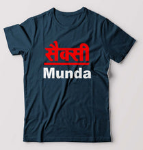 Load image into Gallery viewer, Sexy Munda T-Shirt for Men-Petrol Blue-Ektarfa.online
