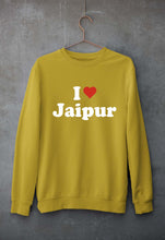 Load image into Gallery viewer, I Love Jaipur Unisex Sweatshirt for Men/Women-Mustard yellow-Ektarfa.online