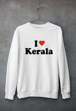 Load image into Gallery viewer, I Love Kerala Unisex Sweatshirt for Men/Women-White-Ektarfa.online