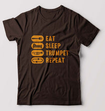 Load image into Gallery viewer, Trumpet T-Shirt for Men-Coffee Brown-Ektarfa.online