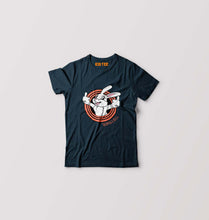 Load image into Gallery viewer, Domrebel Bunny T-Shirt for Boy/Girl-Petrol Blue-Ektarfa.online
