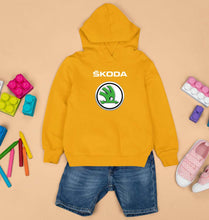Load image into Gallery viewer, Skoda Kids Hoodie for Boy/Girl-Mustard Yellow-Ektarfa.online