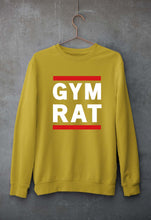 Load image into Gallery viewer, Gym Rat Unisex Sweatshirt for Men/Women-Mustard Yellow-Ektarfa.online