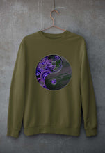 Load image into Gallery viewer, Yin Yang Unisex Sweatshirt for Men/Women-Olive Green-Ektarfa.online
