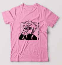 Load image into Gallery viewer, Killua Zoldyck T-Shirt for Men-Light Baby Pink-Ektarfa.online