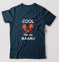 Load image into Gallery viewer, Cool Like My Maamu T-Shirt for Men-Petrol Blue-Ektarfa.online