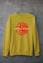 Load image into Gallery viewer, House of the Dragon Unisex Sweatshirt for Men/Women-Mustard Yellow-Ektarfa.online