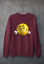Load image into Gallery viewer, Angry Emoji Unisex Sweatshirt for Men/Women-Maroon-Ektarfa.online