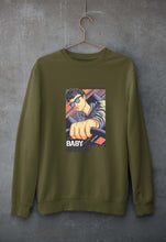 Load image into Gallery viewer, Baby Driver Unisex Sweatshirt for Men/Women-Olive Green-Ektarfa.online