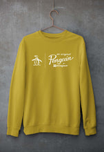 Load image into Gallery viewer, Penguin Unisex Sweatshirt for Men/Women-Mustard Yellow-Ektarfa.online