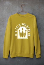 Load image into Gallery viewer, Bowling Unisex Sweatshirt for Men/Women-Mustard Yellow-Ektarfa.online
