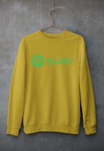 Load image into Gallery viewer, Spotify Unisex Sweatshirt for Men/Women-Mustard Yellow-Ektarfa.online