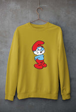 Load image into Gallery viewer, Papa Smurf Unisex Sweatshirt for Men/Women-Mustard Yellow-Ektarfa.online