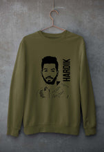 Load image into Gallery viewer, Hardik Pandya Unisex Sweatshirt for Men/Women-Olive Green-Ektarfa.online