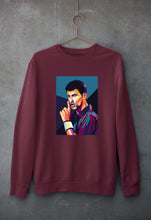 Load image into Gallery viewer, Novak Djokovic Tennis Unisex Sweatshirt for Men/Women-Maroon-Ektarfa.online