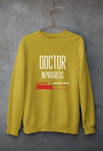 Load image into Gallery viewer, Doctor in progress Unisex Sweatshirt for Men/Women-Mustard Yellow-Ektarfa.online