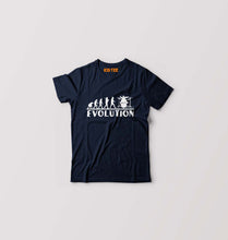 Load image into Gallery viewer, Drummer Evolution Kids T-Shirt for Boy/Girl-Navy Blue-Ektarfa.online