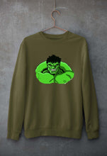 Load image into Gallery viewer, Hulk Superhero Unisex Sweatshirt for Men/Women-Olive Green-Ektarfa.online