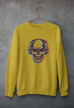Load image into Gallery viewer, Skull Unisex Sweatshirt for Men/Women-Mustard Yellow-Ektarfa.online