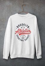 Load image into Gallery viewer, Varsity Brooklyn NYC Unisex Sweatshirt for Men/Women-White-Ektarfa.online