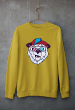 Load image into Gallery viewer, Bear Unisex Sweatshirt for Men/Women-Mustard Yellow-Ektarfa.online