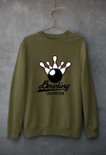 Load image into Gallery viewer, Bowling Champion Unisex Sweatshirt for Men/Women-Olive Green-Ektarfa.online