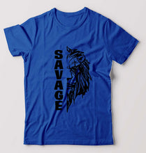 Load image into Gallery viewer, Savage Lion T-Shirt for Men-Royal Blue-Ektarfa.online